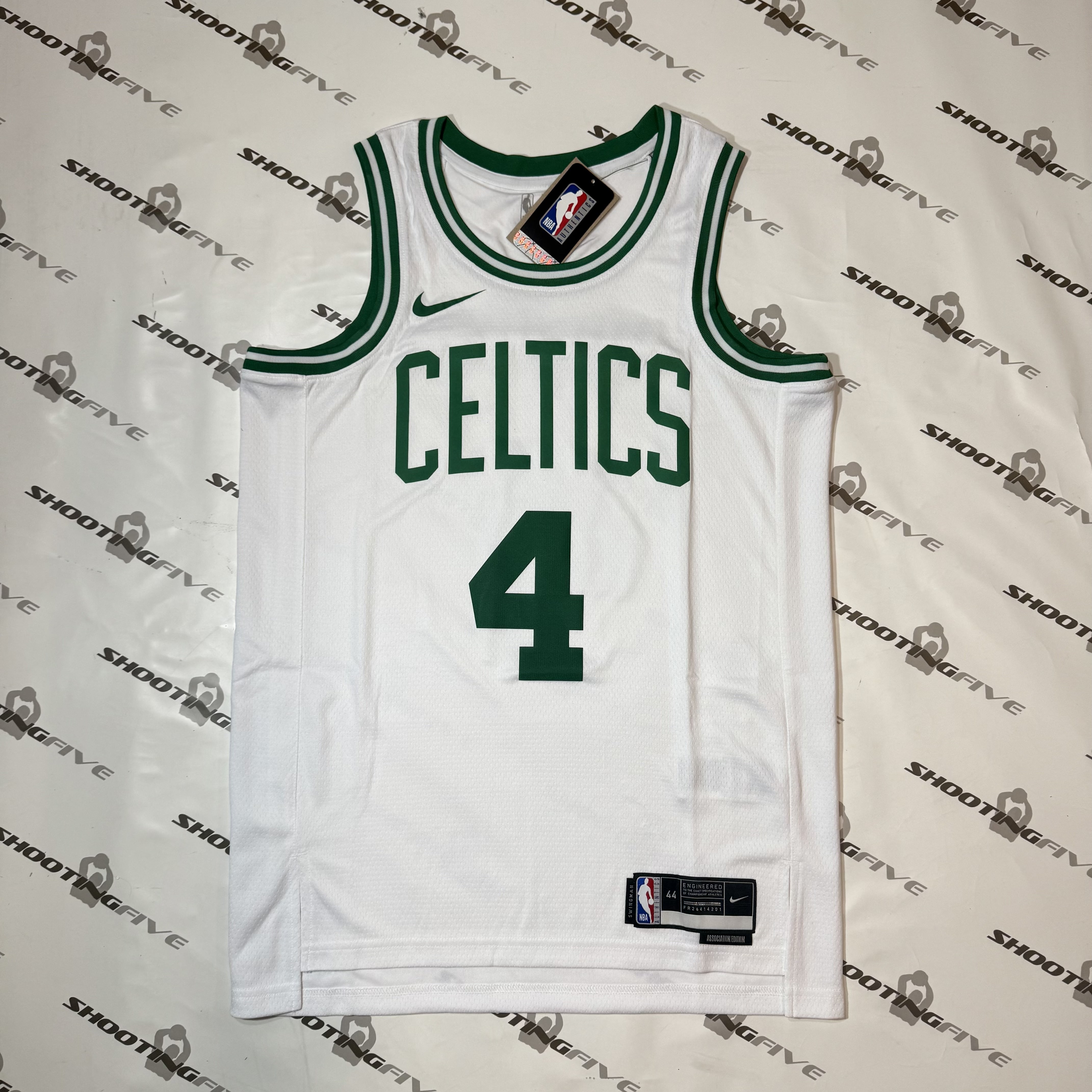 HOLIDAY NIKE CELTICS FINAL ASSOCIATION SWINGMAN JERSEY