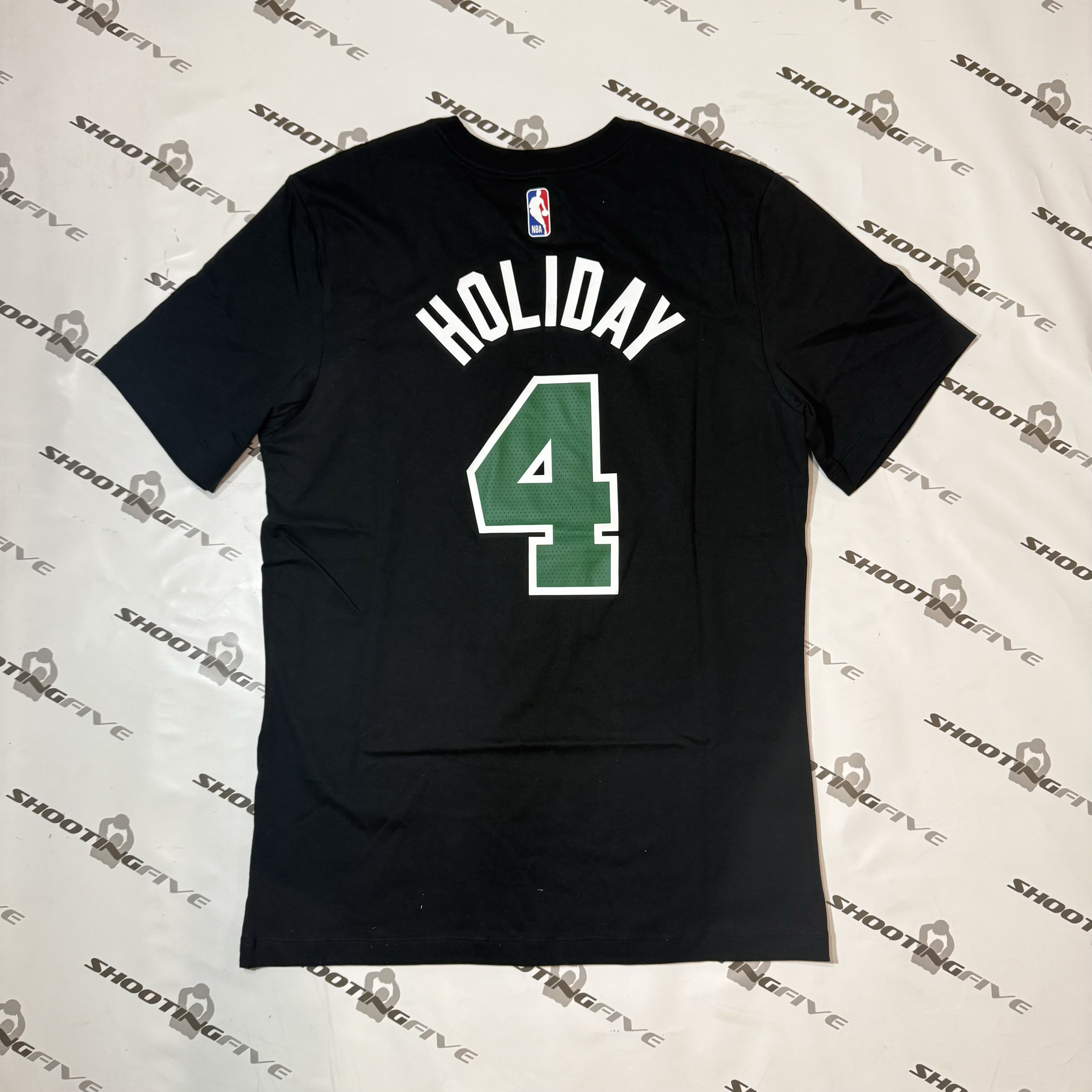 HOLIDAY NIKE CELTICS STATEMENT NUMBER TEE