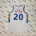 McCAIN NIKE 76ERS 24-25 CITY SWINGMAN JERSEY